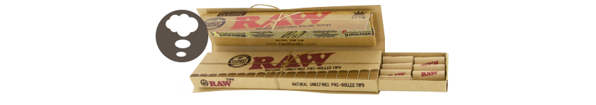 RAW Connoisseur Rolling Papers King Size + Prerolled Tips